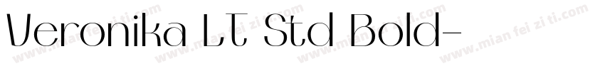 Veronika LT Std Bold字体转换
